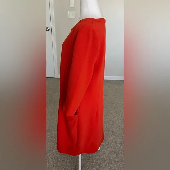 EUC Boden Boatneck Orange Dress Size 16 - Picture 3 of 7